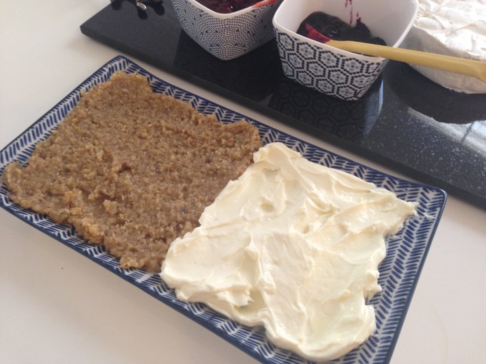 Walnut-Honey Spread with Kaymak (Clotted Cream)
