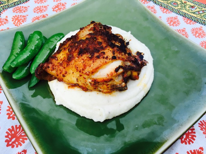 Spicy and Smoky Roasted Harrisa Chicken Thighs