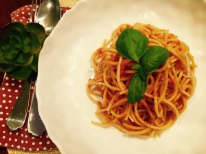 Spicy Harissa Tomato Carrot Pasta Sauce
