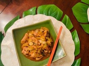 Kimchi Pork Stir-fry
